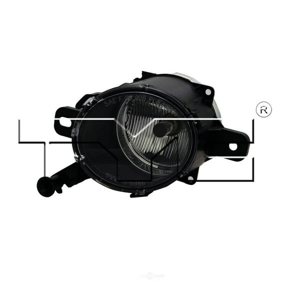 TYC Fog Light Lamp for 13-16 Chevy Malibu ECO/10-16 Cadillac SRX Right Passenger Fits 2015 Cadillac SRX