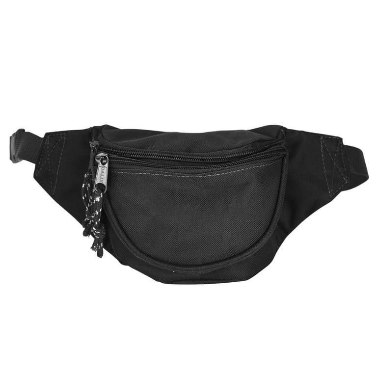  DALIX Small Fanny Pack Waist Pouch S XS Size 24 to 31 in Black  | Waist Packs