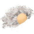 thumbnail image 5 of Bald Wig Cosplay Wig For Party Film Theater Halloween 22x15cm Dress-Up 1Set, 5 of 5