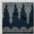 thumbnail image 1 of Soimoi Modal Satin Fabric Floral & Semi Mandala Panel Print Fabric by The Yard 42 Inch Wide, 1 of 3