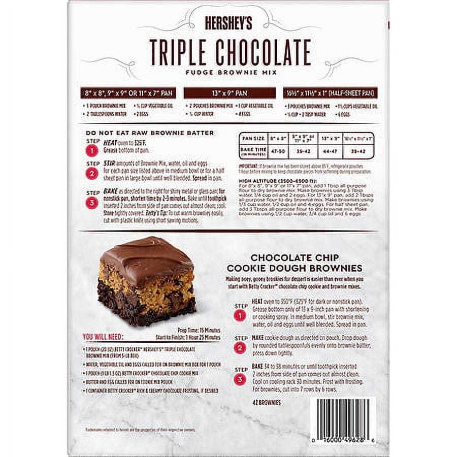 Hershey's Triple Chocolate Brownie Mix (20 oz., 4 pk.)