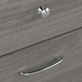 thumbnail image 4 of Cabot L Shaped Desk with Hutch and Bookcase in Modern Gray - Engineered Wood, 4 of 9