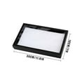 thumbnail image 4 of 100 Slots Jewelry Rings Display Case Waterproof Earrings Holder Dust-proof Storage Box Gift, 4 of 7