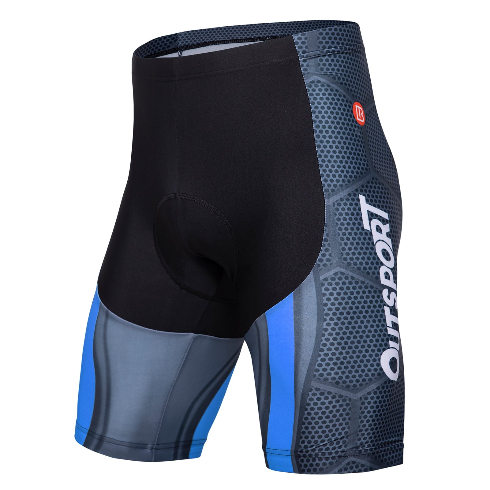 Hiauspor Men Padded Cycling Shorts Bike Riding Biking Bicycle Shorts Cycle Tights