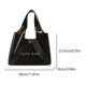 thumbnail image 4 of Almacenamiento Bolso Mano Transparente para Mujer Compras PVC Con Cierre Magnético, 4 of 9
