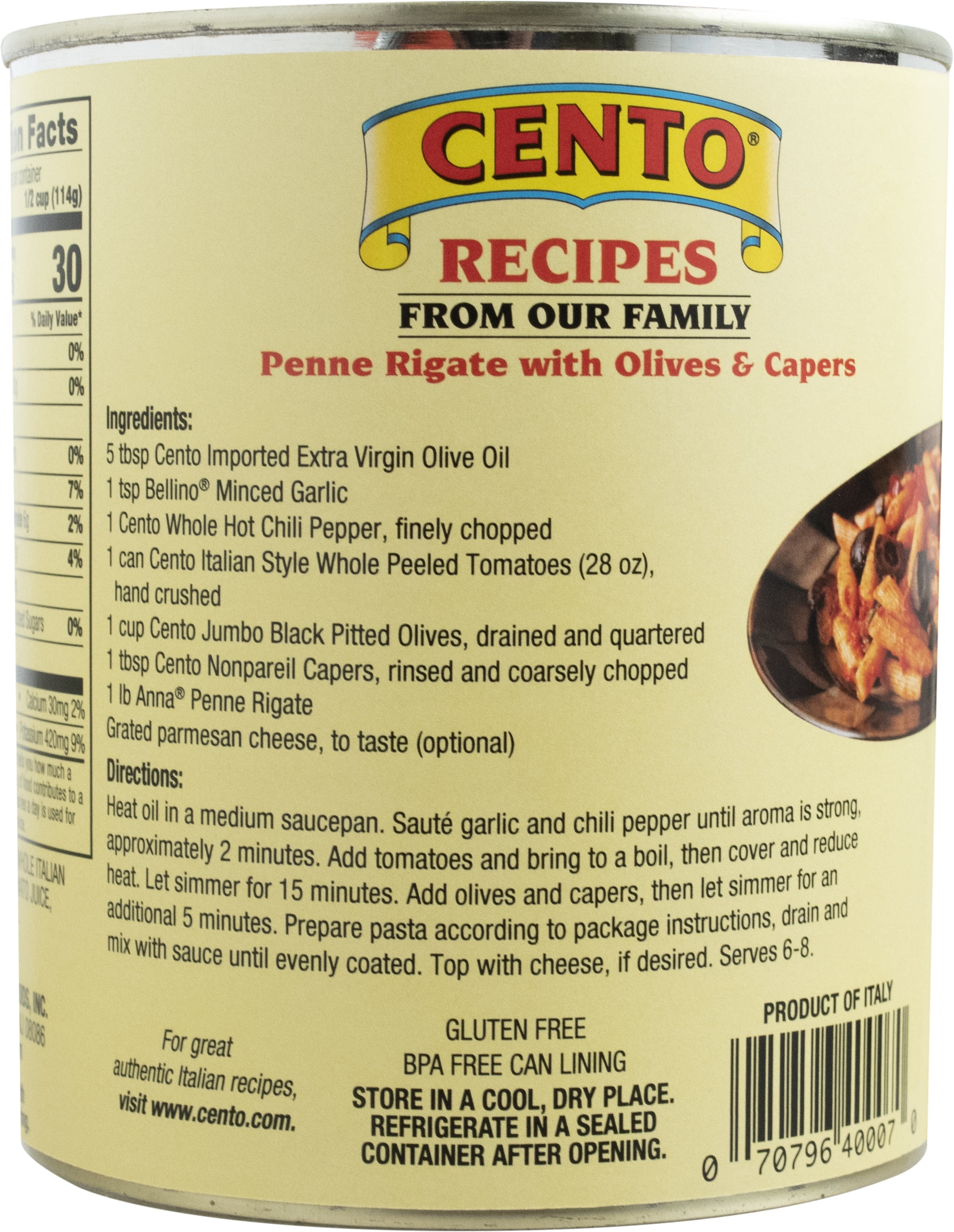 (3 pack) Cento Italian Style Peeled Tomatoes, Whole, 28 oz