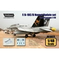 thumbnail image 1 of Wolfpack 1:48 F/A-18 C/D Hornet Late Type Update Set for Hasegawa Resin #WP48076, 1 of 4
