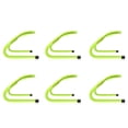 thumbnail image 1 of Naiovety Paquete de 6 vallas de velocidad, ayudas de entrenamiento ajustables plegables, vallas de plástico reutilizables para interiores y exteriores, Ropa Deportiva, Zapatos Naiovety OD022119-00, 1 of 6