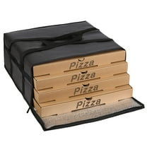 Pizza Bags for Delivery, Insulated Pizza Delivery Bag for Door Dash, 20" x 20" x 8" Pizza Warmer Bags for Carry Hot, Pizza Pack for Food Delivery Doordash, Pizza Carrier, Black