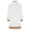 thumbnail image 5 of Aloohaidyvio Women's Sweatshirt Dress Half Zip V Neck Long Sleeve Contrast Fall Casual Mini Dresses, 5 of 6