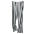 thumbnail image 2 of THDHVS Maternity Pants,Maternity Pants for Women,Maternity Pants for Women with An Adjustable Waistband in Classic Solid Colors Features Straight Leg Suitable for Nursing and Postpartum Wear, 2 of 6