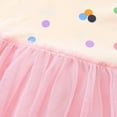 thumbnail image 5 of Toddler Girls Dresses Flutter Short Sleeve Summer Tulle Dress Size 3T, 5 of 8