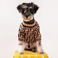 thumbnail image 4 of Luxury Dog Clothes Fashion Pet Sweater Dog Knitted Sweater Pomeranian Clothes Schnauzer Cardigan Sweater Dog Apparel Costumes ShopWise Round, 4 of 21