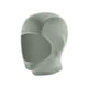 thumbnail image 4 of Pasamontañas portátil para la cara, máscara de esquí cómoda y fresca, gorra de ciclismo de verano, máscara de bicicleta para acampar, escalar, viajar, gris normal shamjiam Cubierta de la cara de ciclismo, 4 of 7