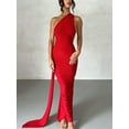 thumbnail image 3 of Mialoley Robe Longue pour Femmes, Sans Manches Col Halter Ajustée Robe Cocktail Robe d'Été pour Fête, 3 of 5