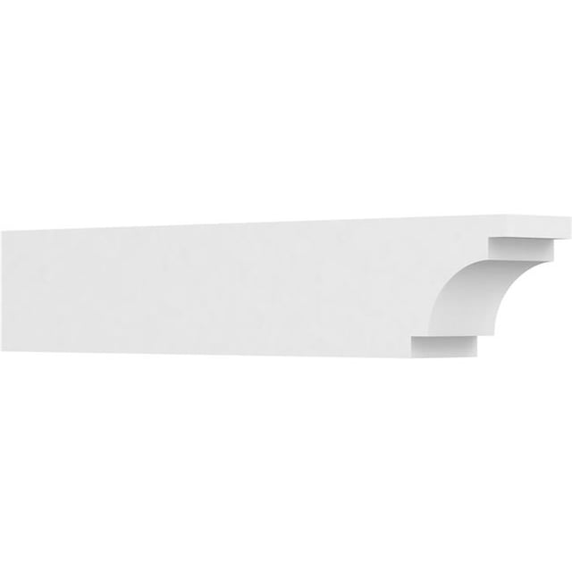 Ekena Millwork RFTP06X08X42MED 8 x 6 x 42 in. Standard Mediterranean Architectural Grade PVC Rafter Tail