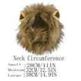 thumbnail image 3 of Cat Wigs Lion Mane Wig with Ears- Fancy Outfits Hair Lion Hat for Easter and Party (Brown,M), 3 of 8