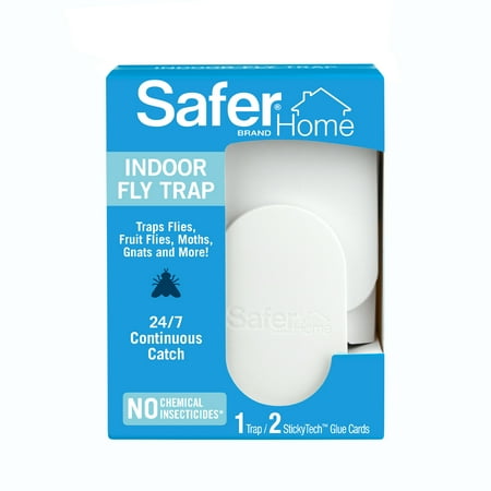 Safer Home Indoor Fly Trap - 1 Trap, 2 Glue Cards