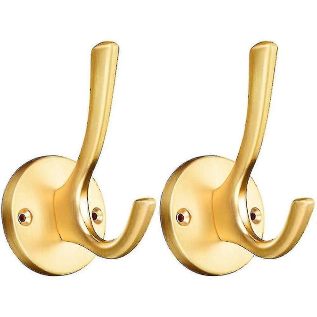 Hook Coats And Hats 2 Pieces Metal Coat Hooks Hanging Clothes Hook Towel H For Kit, Bath