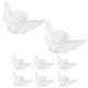 thumbnail image 2 of KAKOWELY 8 piezas de cabeza de ángel para baby shower, decoración de resina en miniatura, recuerdos para baby shower, 2 of 4