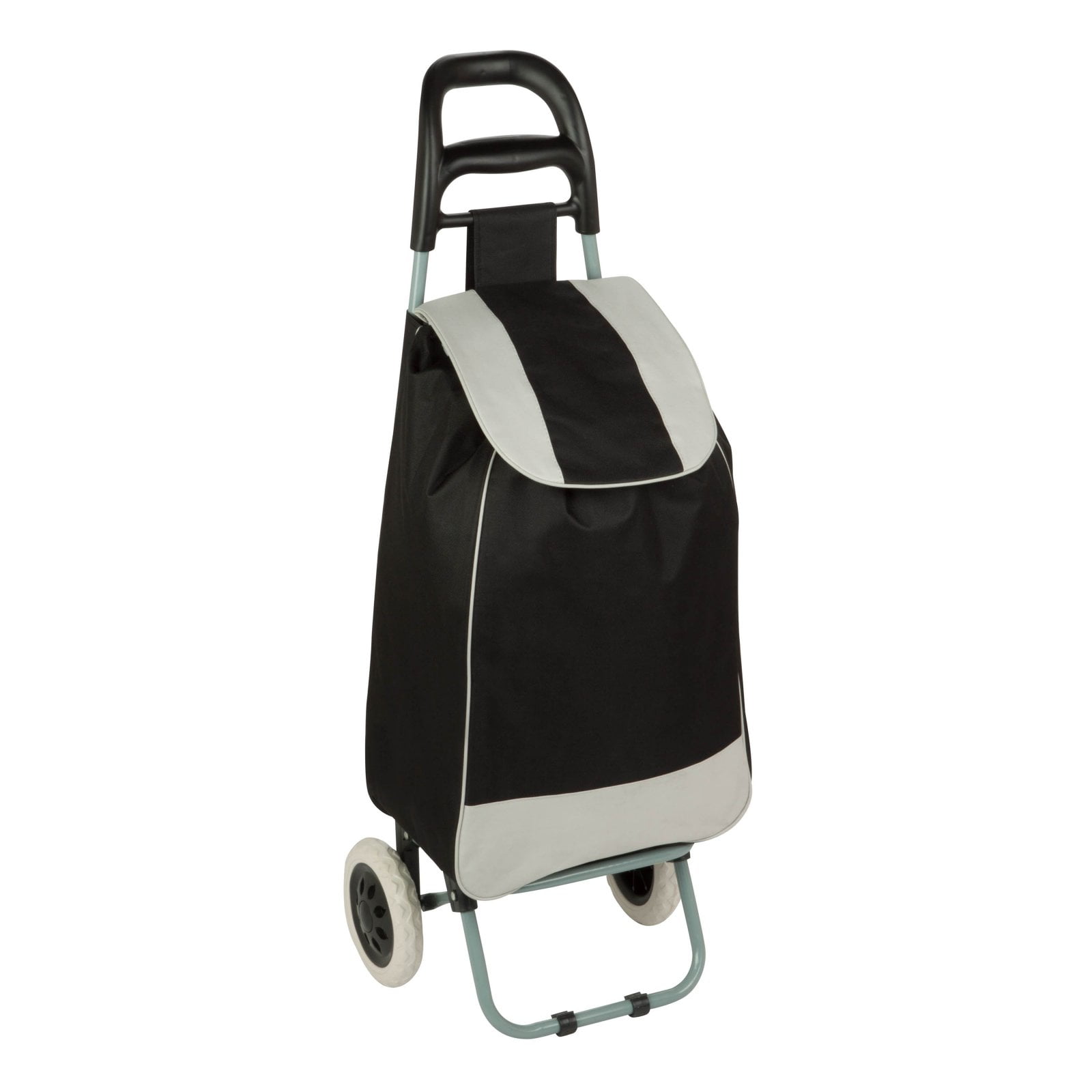 Honey Can Do Fabric Bag Rolling Cart with Ergonomic Grip Handle