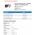 thumbnail image 2 of Accessory Belt Tensioner - Compatible with 2015 - 2020 GMC Yukon XL 2016 2017 2018 2019, 2 of 2