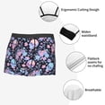 thumbnail image 3 of Honeii cool Skull flower Men's Underwear Boxer Briefs Pack, ComfortSoft Boxer Brief for Men, Moisture-Wicking Breathable-XX-Large, 3 of 5