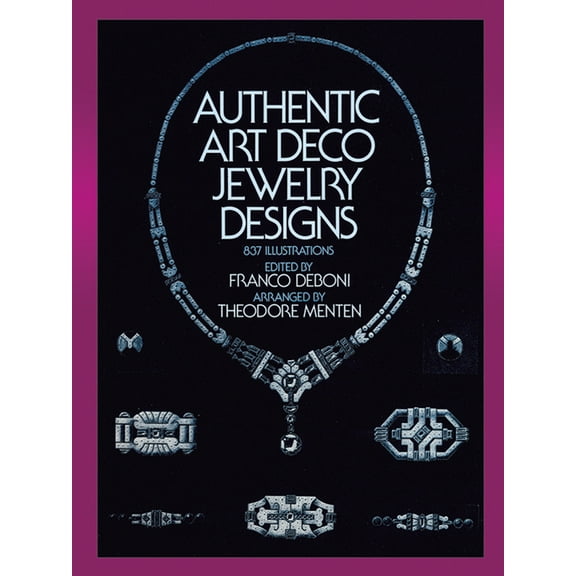 Dover Jewelry and Metalwork: Authentic Art Deco Jewelry Designs (Paperback)