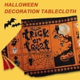 thumbnail image 4 of 1pc Letter Tassel Runner Tablecloths, Halloween Table Runner, For Dining Room, Wedding, Birthday Date, Halloween Table Decorations, 33*183cm, 4 of 5