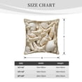 thumbnail image 4 of Kll Starfish And Sea Shells Decorative Throw Pillow Covers Velvet Soft For Couch Sofa Bedroom Living Room Outdoor -20"X20", 4 of 8