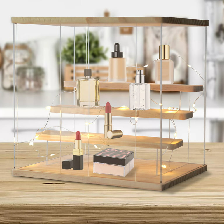 3 Tier Clear Acrylic Display Shelf Riser Organizer Stand Holder for  Cosmetics