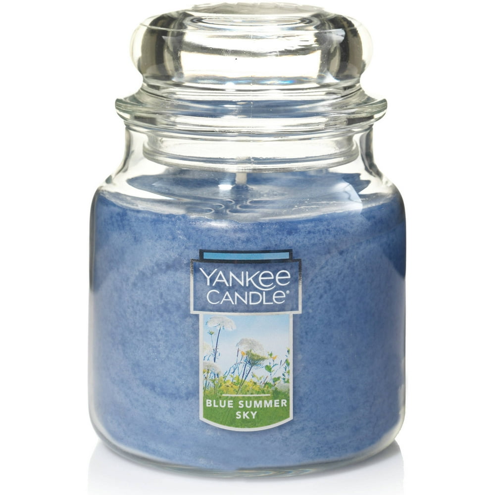 Yankee Candle Medium Jar Candle, Blue Summer Sky