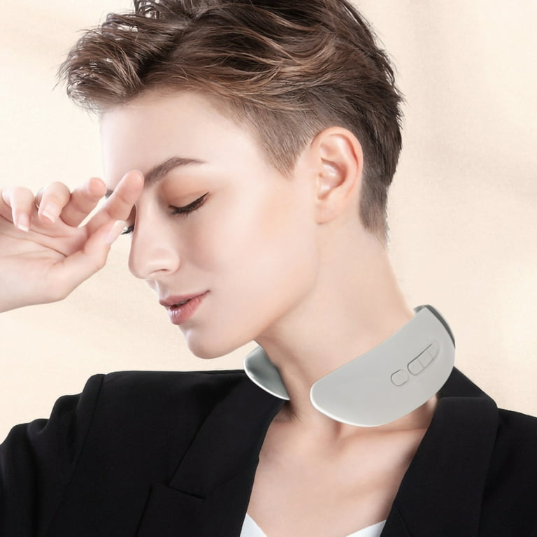 Neck Massager, Heated Neck Massager, Wireless Neck and Shoulder Pain Relief  with 2 Vibrator Massage Heads and Constant Temperature Heating, Portable  Lightweight Design for Home and Office Use - Walmart.com