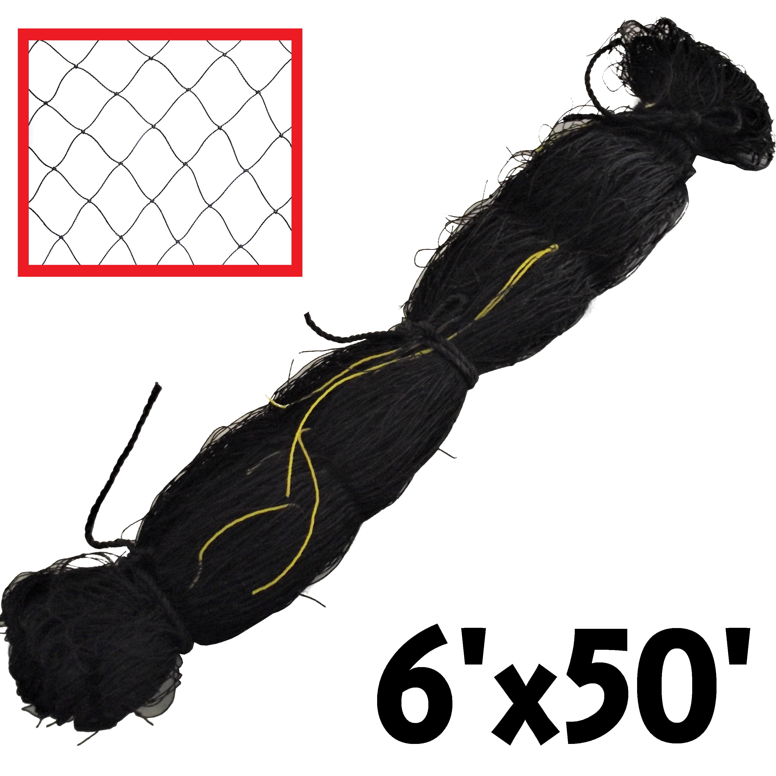 RITE FARM PRODUCTS 6X50 POULTRY BIRD AVIARY NETTING GAME PEN NET GARDEN