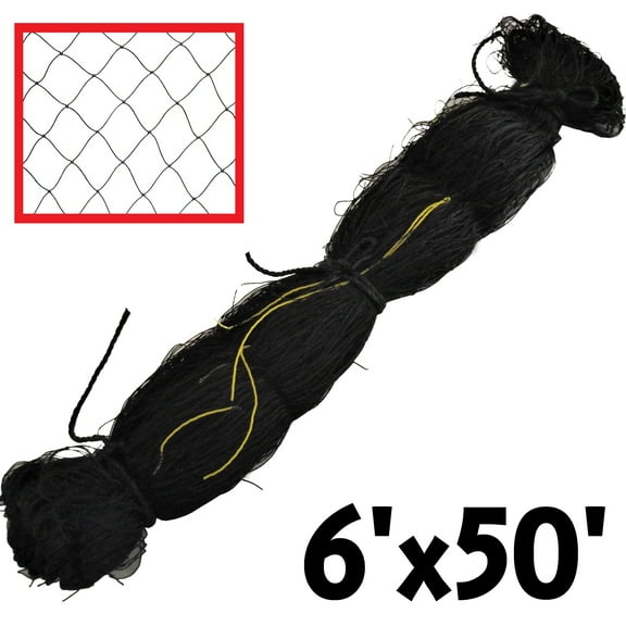 RITE FARM PRODUCTS 6X50 POULTRY BIRD AVIARY NETTING GAME PEN NET GARDEN CHICKEN