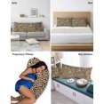 thumbnail image 6 of Black Beige Modern Body Pillow Covers, Abstract Art Retro Soft Bed Throw Pillowcases Breathable Cooling Long Lumbar Body Pillow Sham Cover for Bed Sofa 20''x54'', 6 of 7