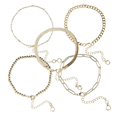 thumbnail image 3 of Here's a polished and engaging product description for your **5pcs Titanium Steel Bracelet Set for Women**:\n\n \n\n**Elegant 5 Pack Titanium Steel, 3 of 5