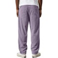 thumbnail image 3 of Mens Corduroy Long Trousers Wide Leg Elastic Waist Drawstring Textured Pants Loose Fit Casual Loose Pants Daily Fashion Wear, L, 3 of 3