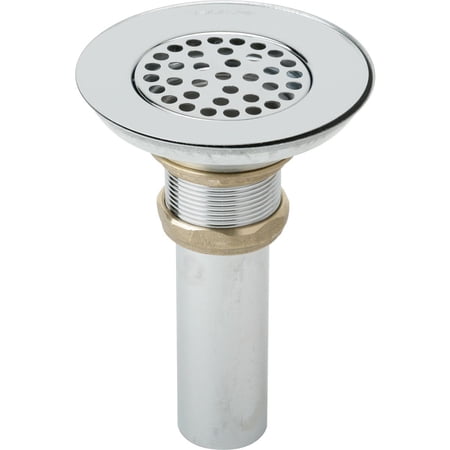 Elkay LK18B Elkay 3-1/2" Drain Type 304 Stainless Steel Body, Strainer and Tailpiece