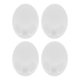 thumbnail image 1 of 4 ganchos adhesivos ovalados para cables, soporte adhesivo multifuncional para enchufes, organizador de cables y colgador de llaves (blanco), 1 of 7