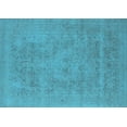 thumbnail image 1 of Ahgly Company Indoor Rectangle Oriental Light Blue Industrial Area Rugs, 2' x 5', 1 of 4