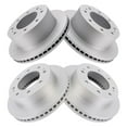 thumbnail image 2 of TRQ Front and Rear Brake Rotors Set Premium G-Coated Fits Select 2011-2023 Chevrolet Silverado 2500 HD Silverado 3500 HD 2016-2019 Suburban 3500 HD GMC Sierra 2500 HD Sierra 3500 HD, 2 of 7
