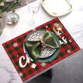 thumbnail image 3 of Diatomite Placemat Absorbing Festive Holiday Dining Mat For Dinner Party Celebrations Kitchen Table Decorative Non Christmas Theme, 3 of 3