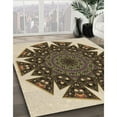 thumbnail image 2 of Ahgly Company Indoor Rectangle Patterned Bakers Brown Area Rugs, 2' x 3', 2 of 6