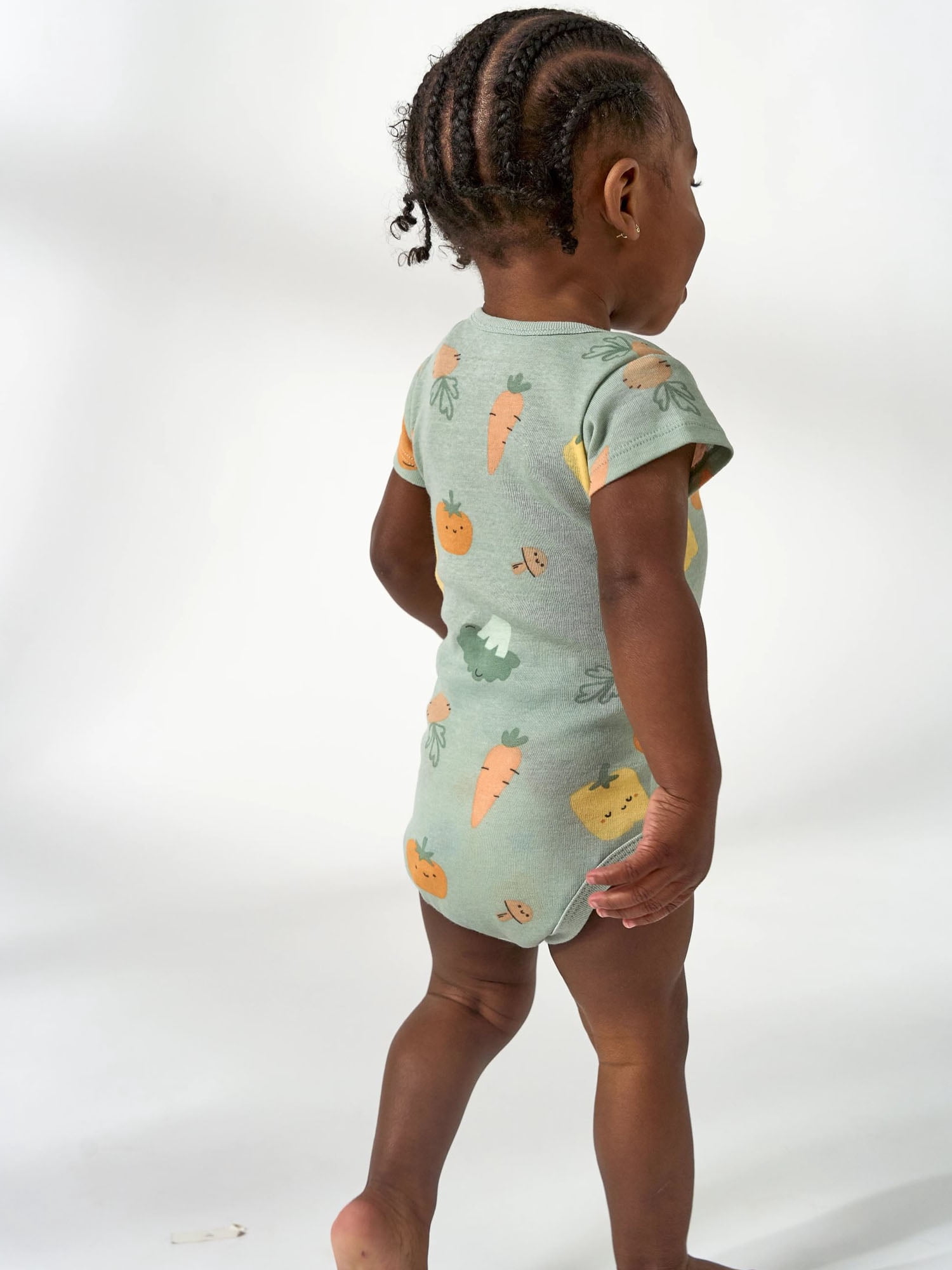 Gerber Baby Neutral Short Sleeve Onesies, 8-Pack, Sizes 0/3 Newborn - 12 Months