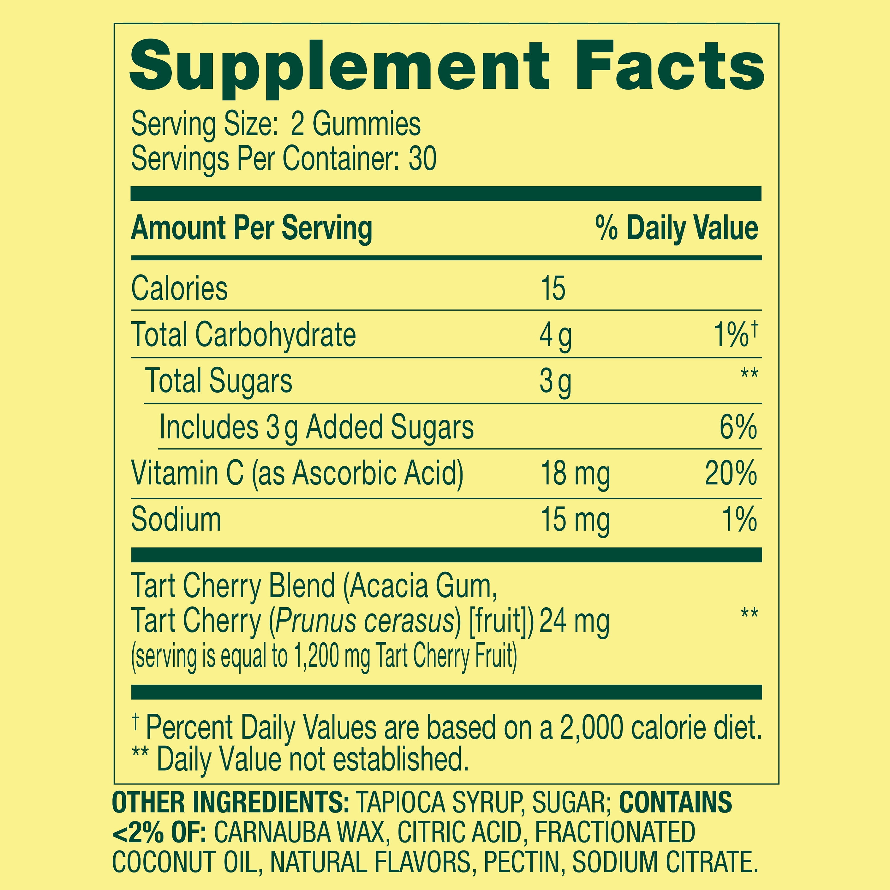 SV Tart cherry Extract 1200 mg, 60ct