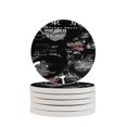 thumbnail image 1 of Posavasos de tierra de diatomeas absorbente de Tokyo Ghoul, el aislamiento antideslizante de tierra de diatomeas sin olor protege la superficie de la mesa contra daños Talla única, 1 of 1