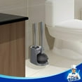thumbnail image 4 of MR. SIGA Toilet Plunger and Bowl Brush Combo for Bathroom Cleaning, Gray, 1 Set, 4 of 9