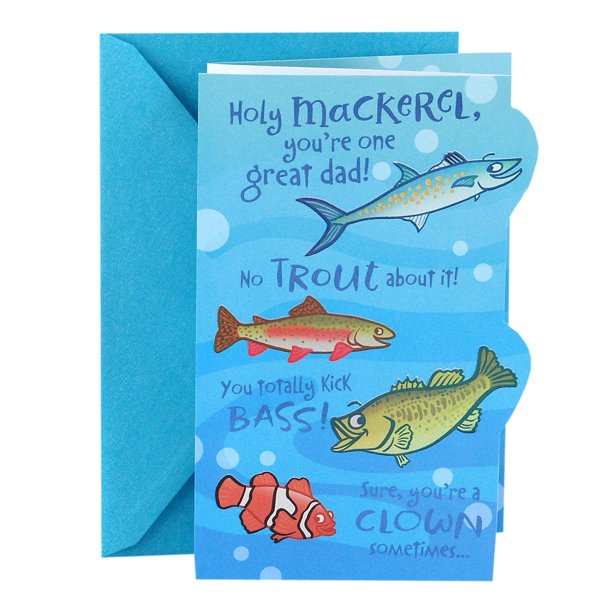 Hallmark Funny Father's Day Card (Great Dad Fishing Puns