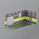 thumbnail image 3 of Diorama de coche a escala 1/24, estacionamiento, fácil de montar, escena de simulación para automóvil. G, 3 of 6
